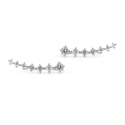 Ear Climber Earrings | Hypoallergenic S925 Sterling Silver, Elegant Design, Versatile Sizes 4