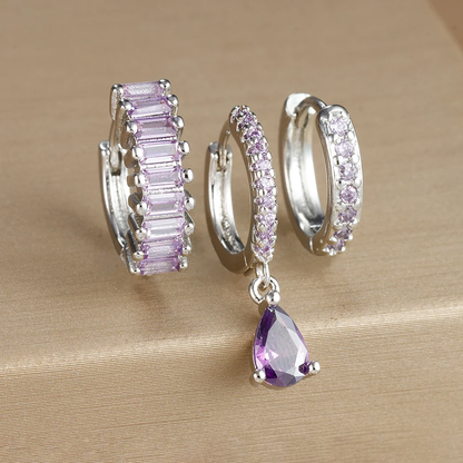 Earring Set | Hypoallergenic Surgical Stainless Steel with Colorful Designs 6