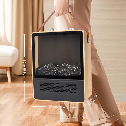Electric Fireplace Insert | Realistic Flame Effect with 4 Heating Modes 1