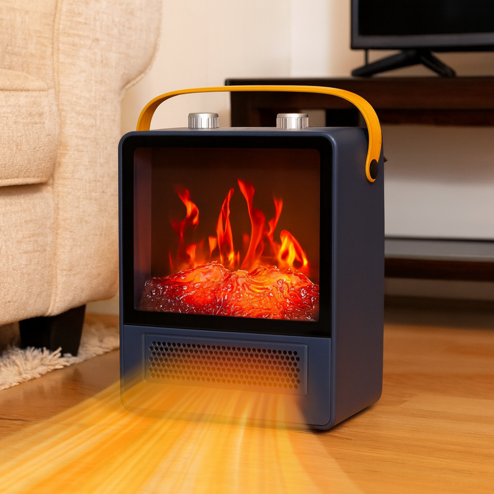 Electric Fireplace Insert | Realistic Flame Effect with 4 Heating Modes 3