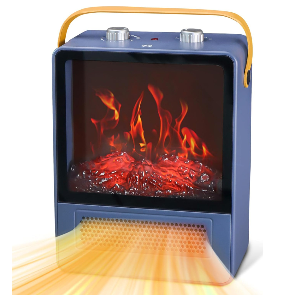 Electric Fireplace Insert | Realistic Flame Effect with 4 Heating Modes 4
