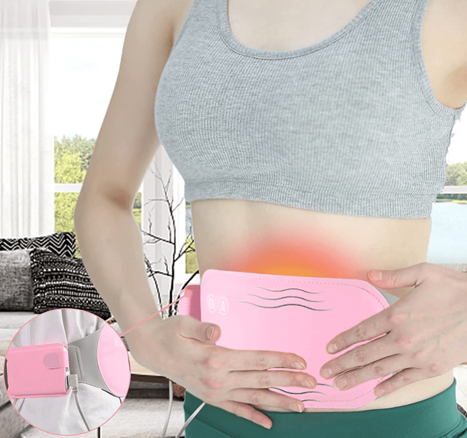 Electric Heating Belt | Rechargeable with Heat and Vibration Functions 1