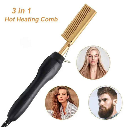 Electric Hot Comb | Quick Hair and Beard Styling Tool 3