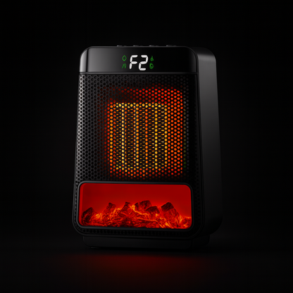 Electric Space Heater | Compact Energy Efficient Design with Adjustable Thermostat 2