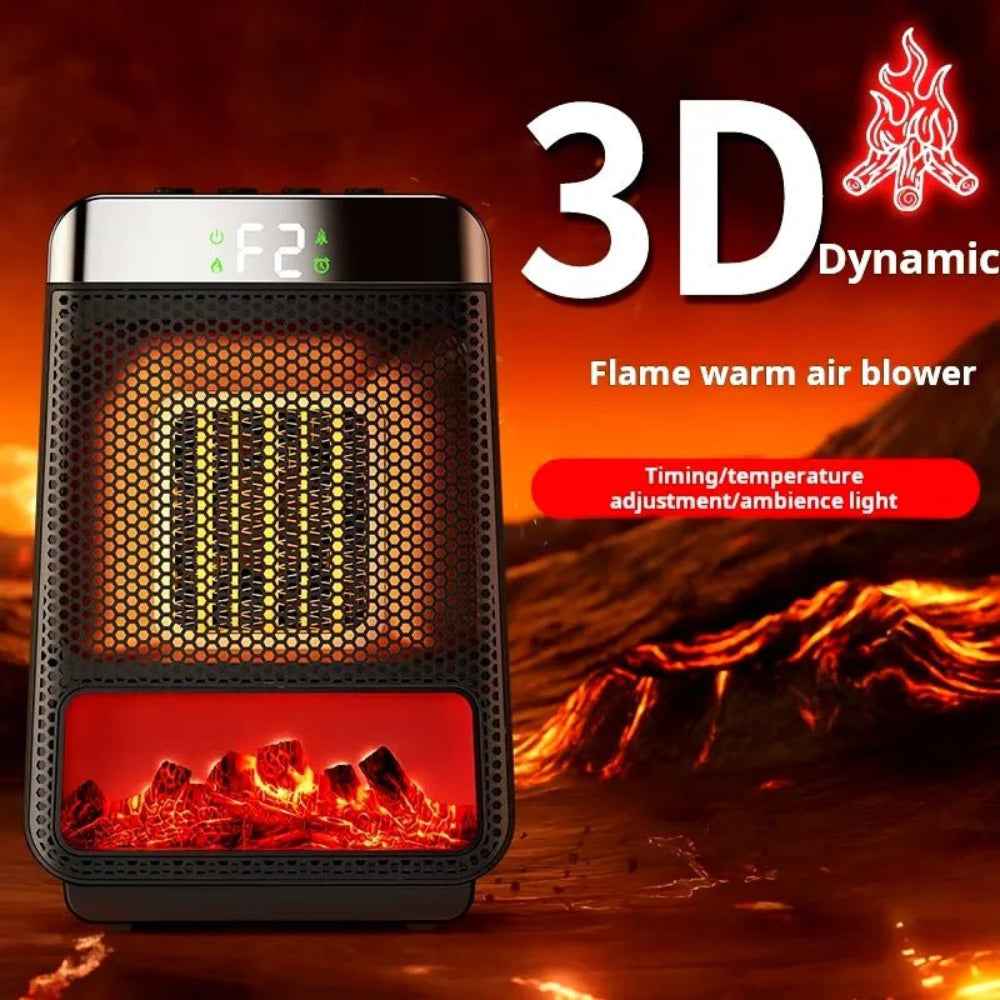 Electric Space Heater | Compact Energy Efficient Design with Adjustable Thermostat 4