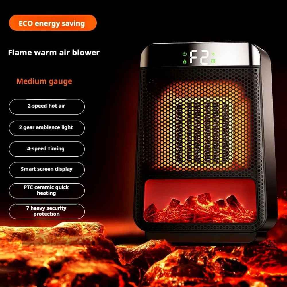 Electric Space Heater | Compact Energy Efficient Design with Adjustable Thermostat 6
