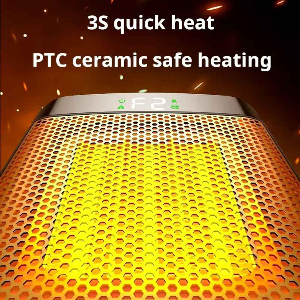 Electric Space Heater | Compact Energy Efficient Design with Adjustable Thermostat 7