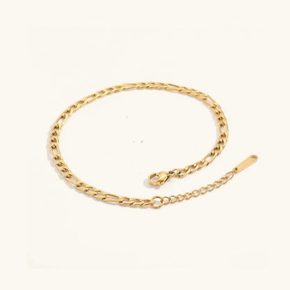 Elegant Gold Anklet | Hypoallergenic Stainless Steel-Plated 14k Gold 0