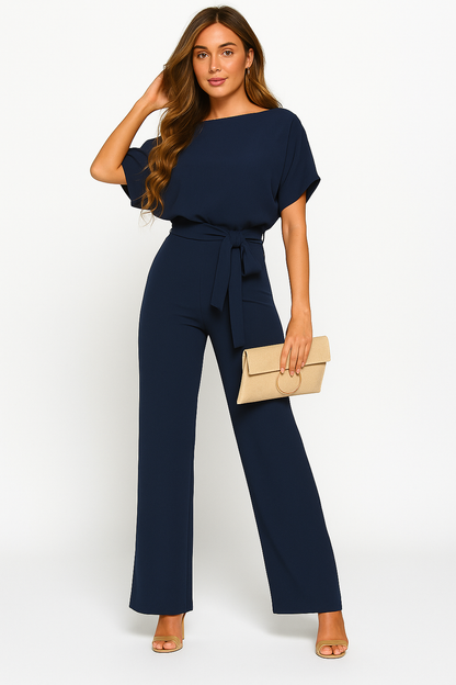 Elegant Jumpsuit for Women with Adjustable Belt | Flattering Fit for Day and Night 8