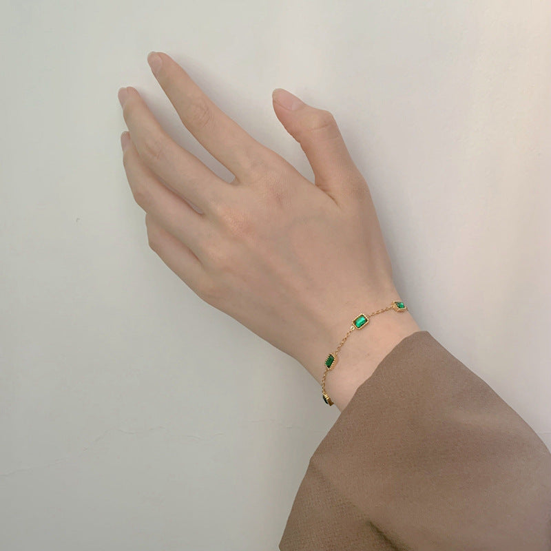 Erin Gold Bracelet | 18k Waterproof Design with Diamond Simulants 3