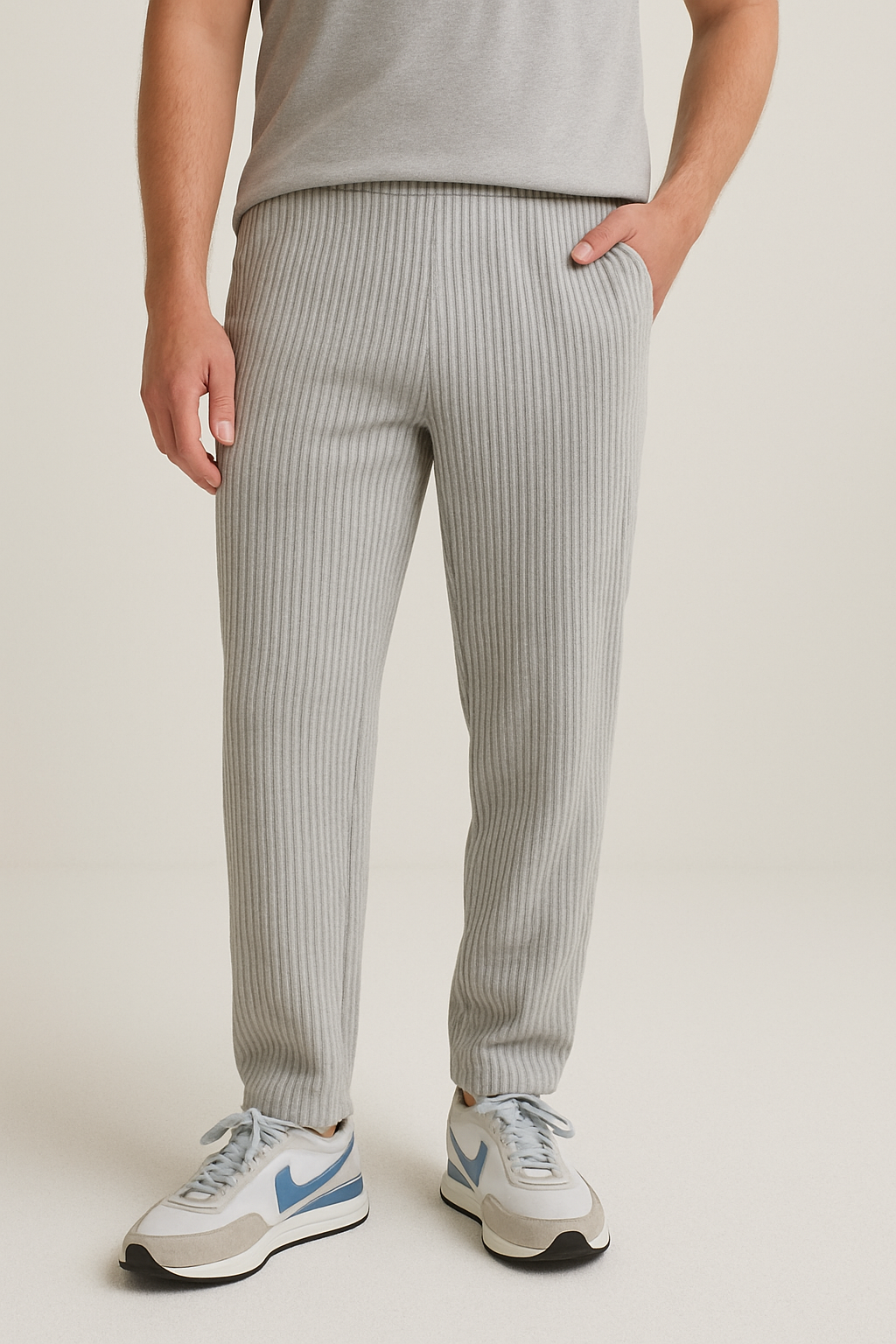 Ethan Pleated Trousers | Straight Cut with Comfortable Fit & Modern Design 4