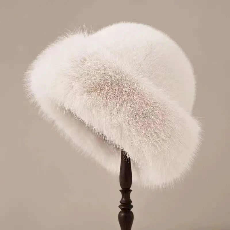 Faux Fur Bucket Hat | Stylish Winter Accessory for Ultimate Warmth 0