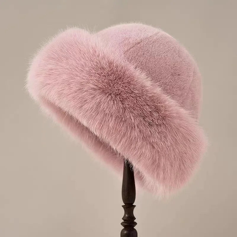 Faux Fur Bucket Hat | Stylish Winter Accessory for Ultimate Warmth 3