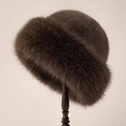 Faux Fur Bucket Hat | Stylish Winter Accessory for Ultimate Warmth 4
