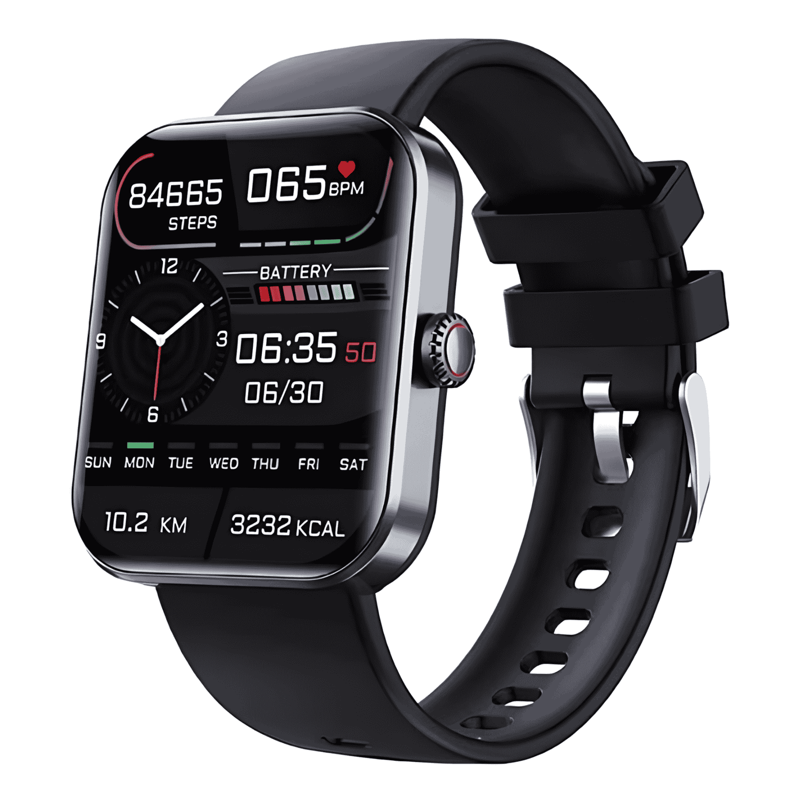 Fitness Smartwatch | Non-Invasive Glucose Monitoring & Activity Tracking 1