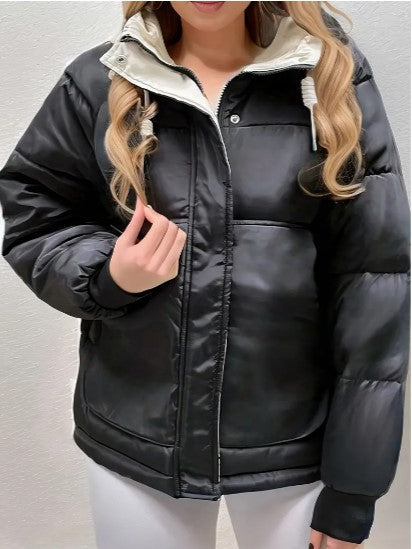 Fleece-Lined Hooded Jacket | Warm and Cozy Design for Casual Outings 2
