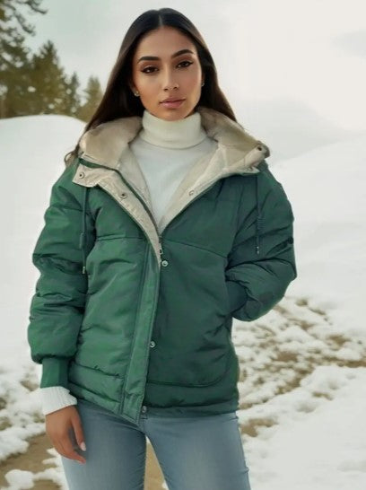 Fleece-Lined Hooded Jacket | Warm and Cozy Design for Casual Outings 7