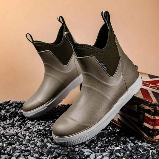 Flexible Waterproof Rubber Rain Boots | Stylish Outdoor Footwear 0