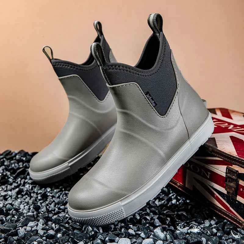 Flexible Waterproof Rubber Rain Boots | Stylish Outdoor Footwear 10