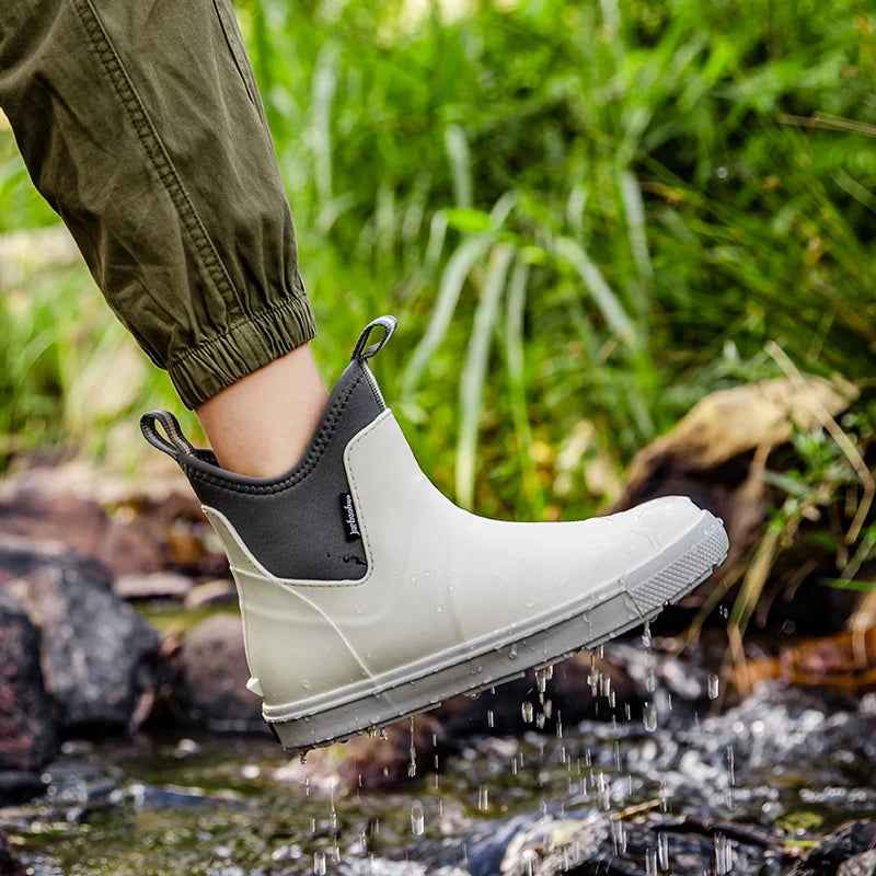 Flexible Waterproof Rubber Rain Boots | Stylish Outdoor Footwear 2