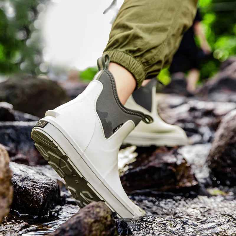 Flexible Waterproof Rubber Rain Boots | Stylish Outdoor Footwear 5