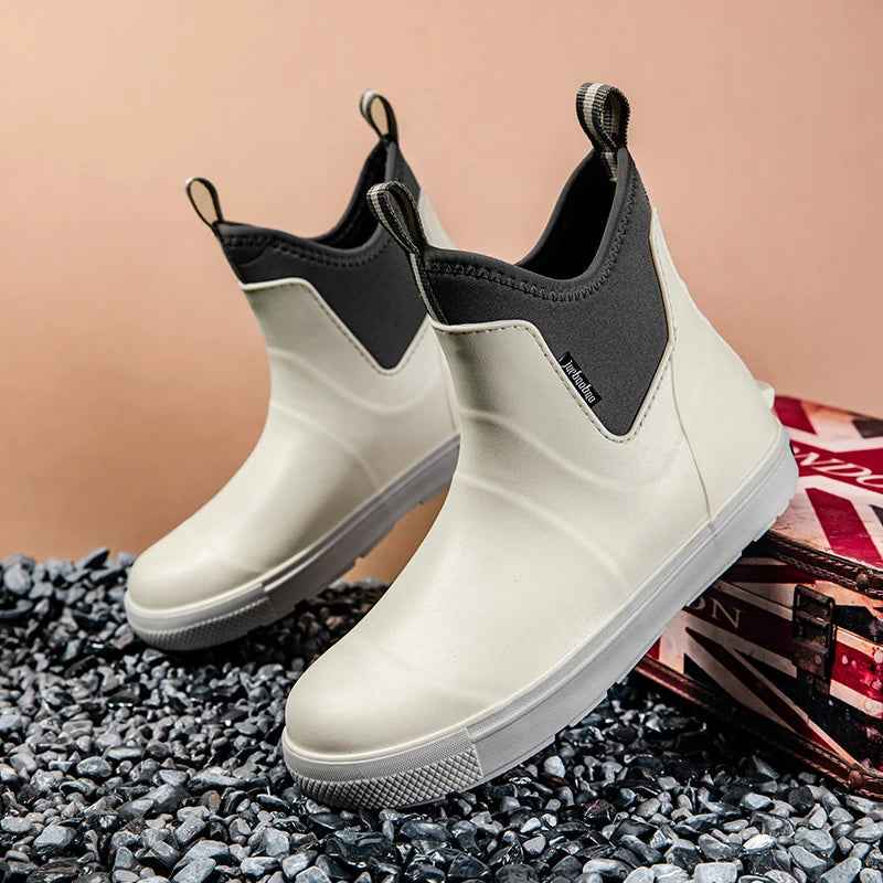 Flexible Waterproof Rubber Rain Boots | Stylish Outdoor Footwear 7