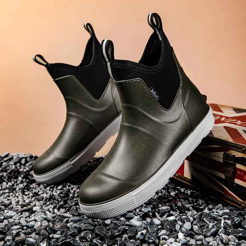 Flexible Waterproof Rubber Rain Boots | Stylish Outdoor Footwear 8