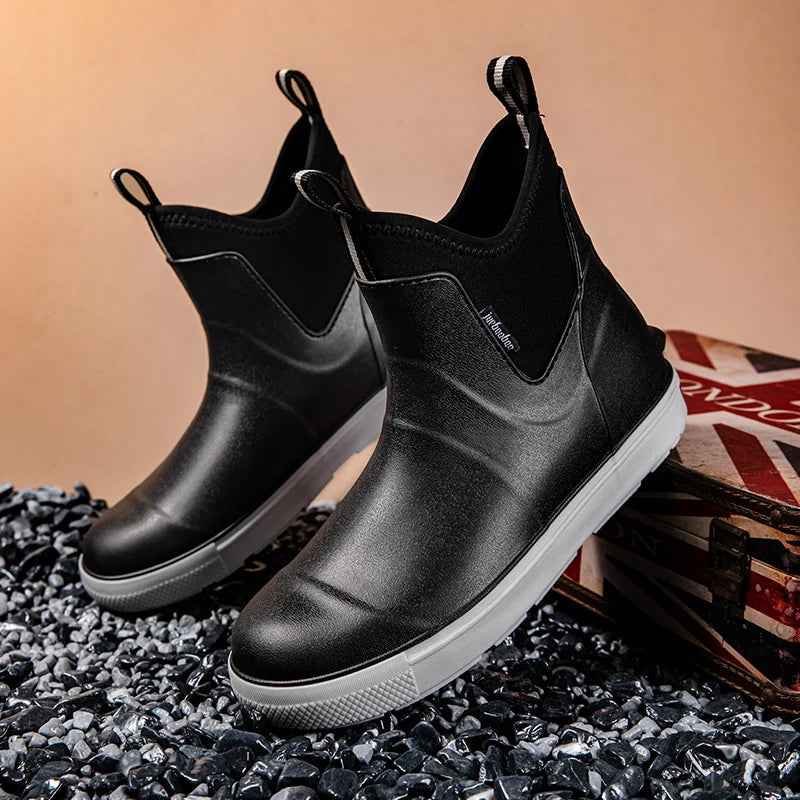 Flexible Waterproof Rubber Rain Boots | Stylish Outdoor Footwear 9