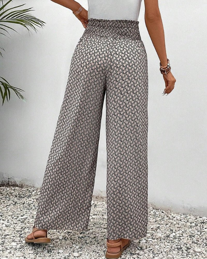 Flowing Printed Trousers | Stylish Comfort with Versatile Fit 1