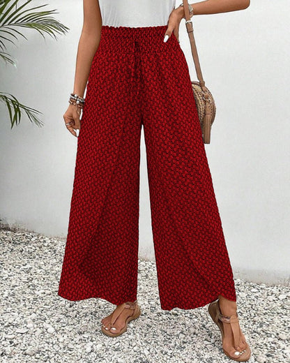Flowing Printed Trousers | Stylish Comfort with Versatile Fit 4