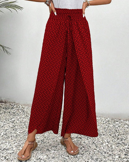 Flowing Printed Trousers | Stylish Comfort with Versatile Fit 6