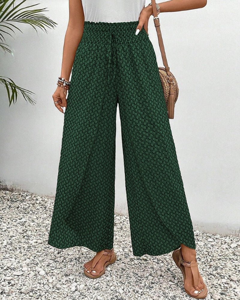Flowing Printed Trousers | Stylish Comfort with Versatile Fit 8