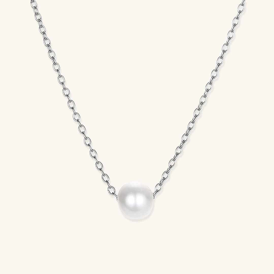 Freshwater Pearl Necklace | Waterproof Gold Chain with Elegant Design 6