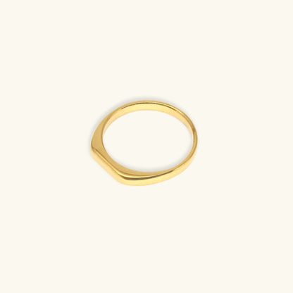Geometric Gold Ring | Ethically Sourced Stainless Steel-Plated 18k Gold 0