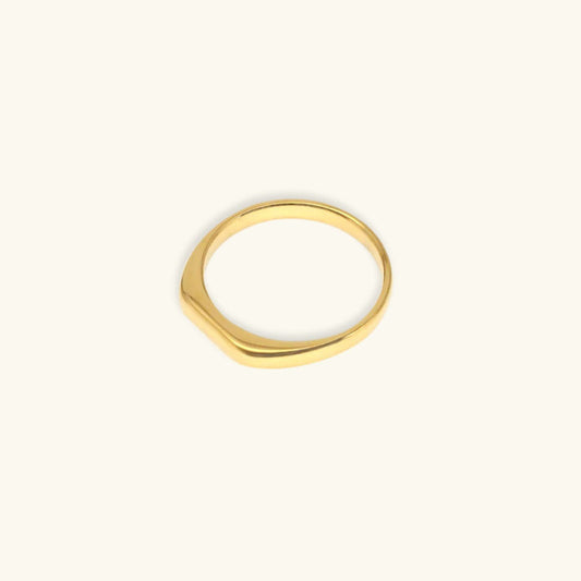 Geometric Gold Ring | Ethically Sourced Stainless Steel-Plated 18k Gold 0