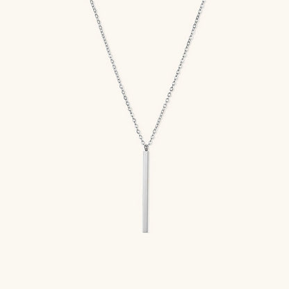 Gold Bar Necklace | Elegant Stainless Steel-Plated 14k Gold Design 4