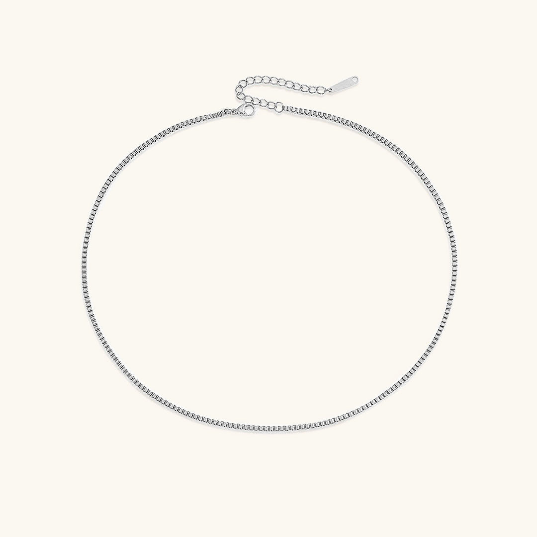 Gold Box Chain Necklace | Chic Stainless Steel-Plated Design 7