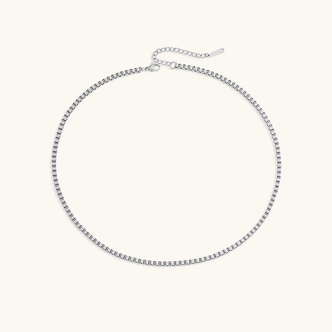 Gold Box Chain Necklace | Chic Stainless Steel-Plated Design 8