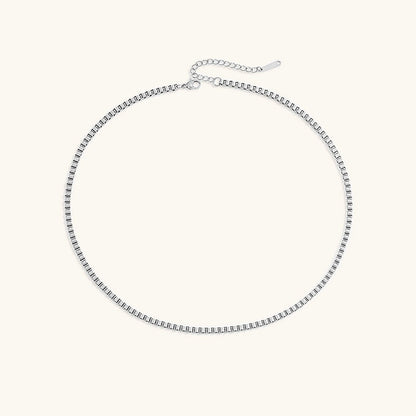 Gold Box Chain Necklace | Chic Stainless Steel-Plated Design 8