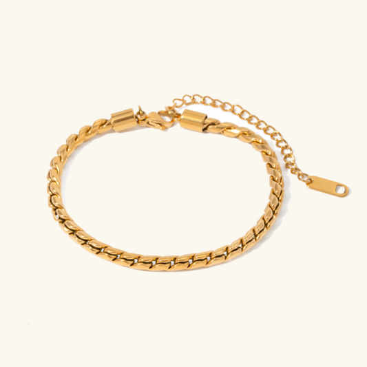 Gold Bracelet | Sleek Round Chains with Hypoallergenic Design 0