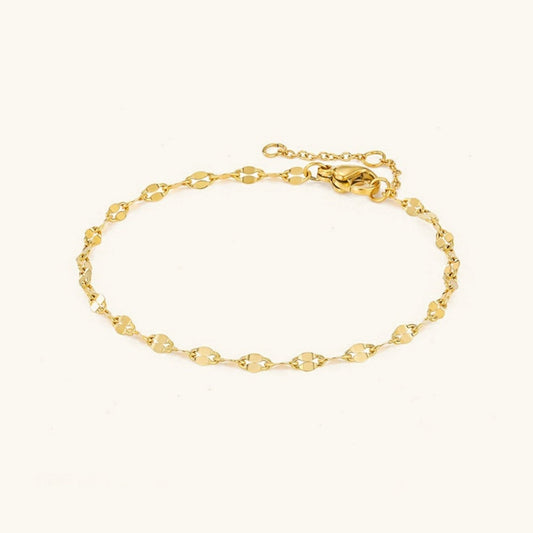 Gold Chain Anklet | Premium Stainless Steel-Plated 14k Gold 0