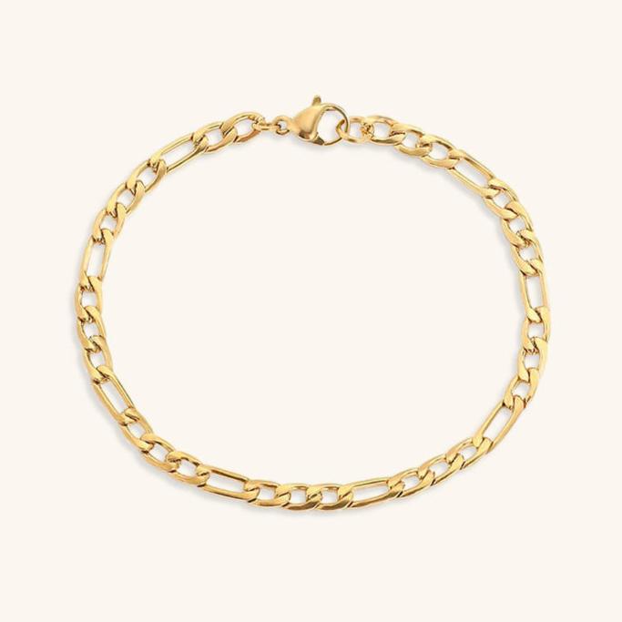 Gold Chain Bracelet | High-Quality Stainless Steel-Plated 14k Gold 0