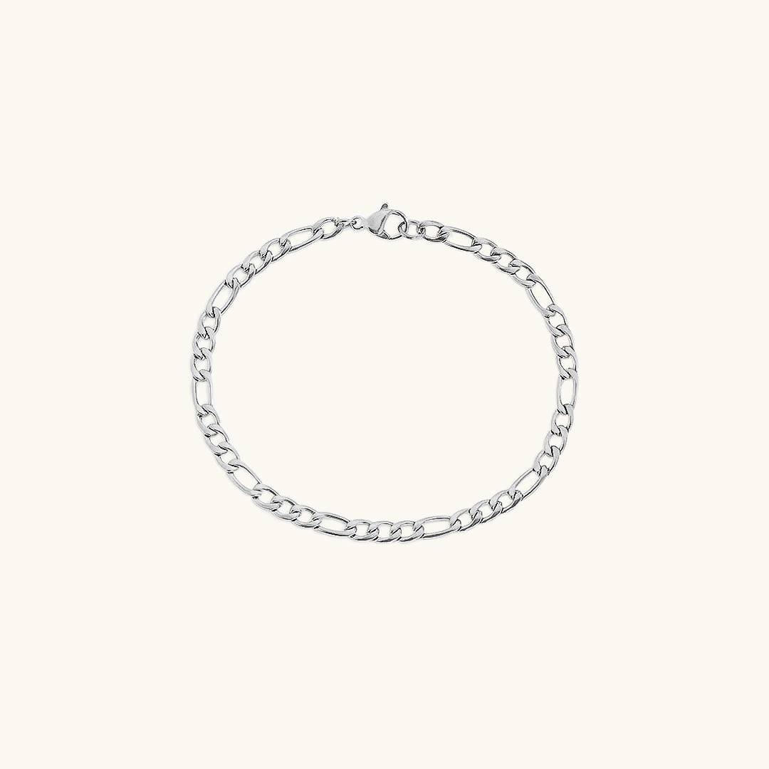 Gold Chain Bracelet | High-Quality Stainless Steel-Plated 14k Gold 17