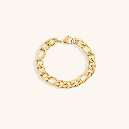 Gold Chain Bracelet | High-Quality Stainless Steel-Plated 14k Gold 20