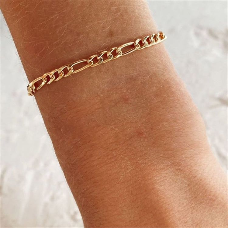 Gold Chain Bracelet | High-Quality Stainless Steel-Plated 14k Gold 3