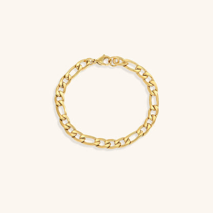 Gold Chain Bracelet | High-Quality Stainless Steel-Plated 14k Gold 8