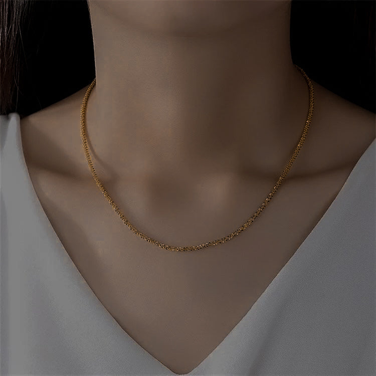 Gold Chain Necklace | Elegant Stainless Steel-Plated Design 1