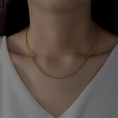 Gold Chain Necklace | Elegant Stainless Steel-Plated Design 1