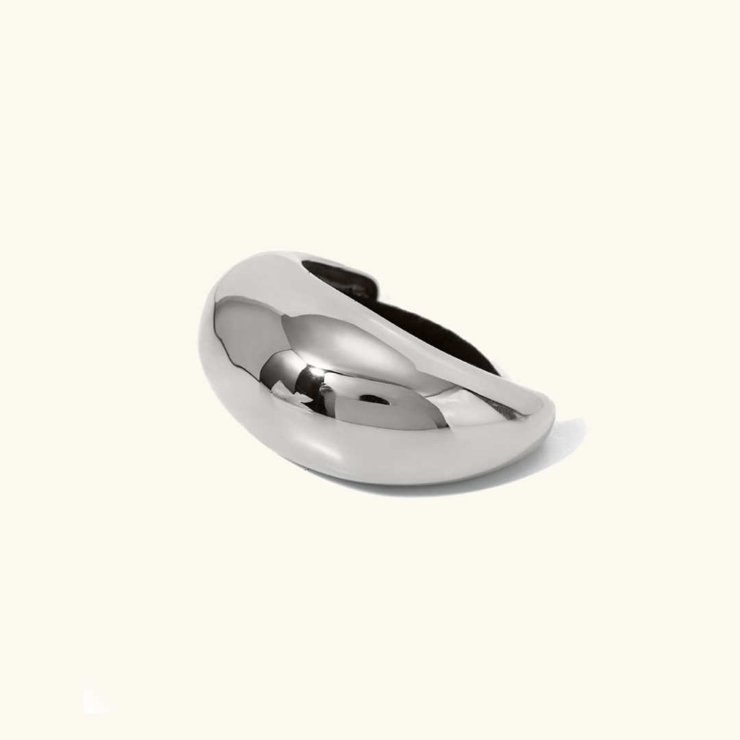 Gold Dome Ponytail Cuff | Hypoallergenic Stainless Steel with Secure Hold 2