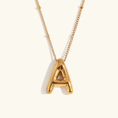 Gold Initial Necklace | 18k Gold-Plated Pendant with Hypoallergenic Design 0
